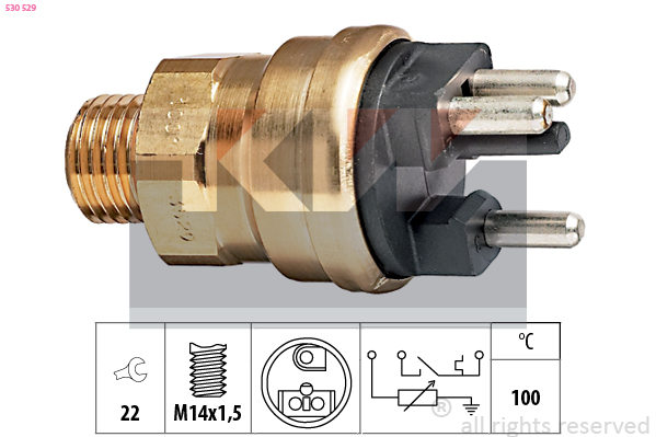 Senzor,temperatura lichid de racire 530 529 KW